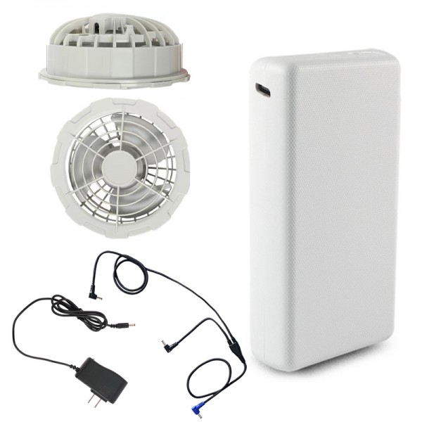 [Pin 20.000mAh] Bộ Phụ Kiện Chính Hãng Của Áo Điều Hoà KITO Pin Chạy 10-12 Tiếng, Sạc Đầy 7 Tiếng
